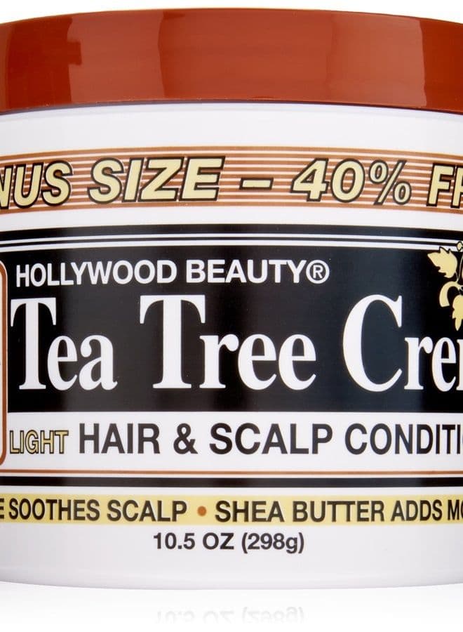 Tea Tree Creme Hair and Scalp Conditioner, White , 10.5 Ounce
