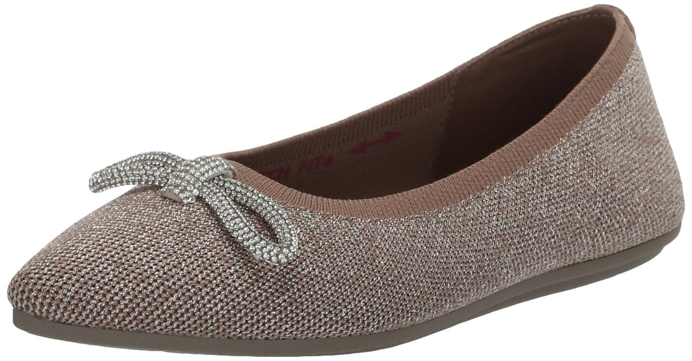 Skechers Women's Cleo Point - Glitzy Haze,Mocha,11