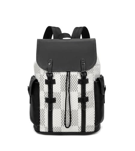 KingTo Laptop Backpack for Men Luxury AntiTheft Travel Backpack Casual Business Waterproofing Computer Bag BWhite