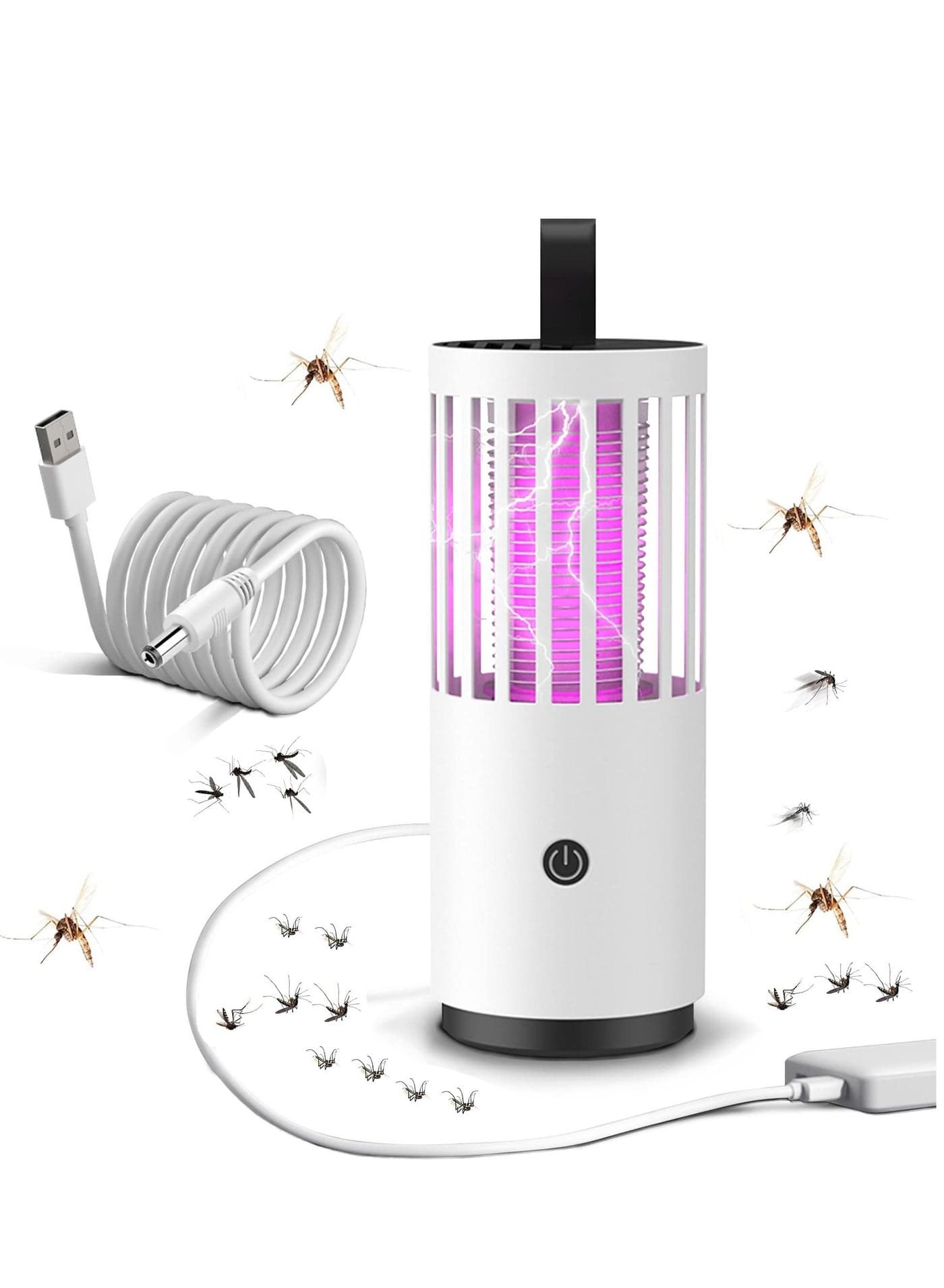 MAKINGTEC Bug Zapper Electric Mosquito Trap, Effective Suction Killer Lamp, Outdoor Fly Insect for Backyard, Terrace, Home, Indoor, and