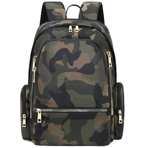 AO ALI VICTORY Backpack for Women Men Travel Laptop 156 Inch Computer Backpacks Anti Theft Carry on Bag College Bookbag Large Back Pack for Work Business Traveling Commuter Casual DaypackCamo Green