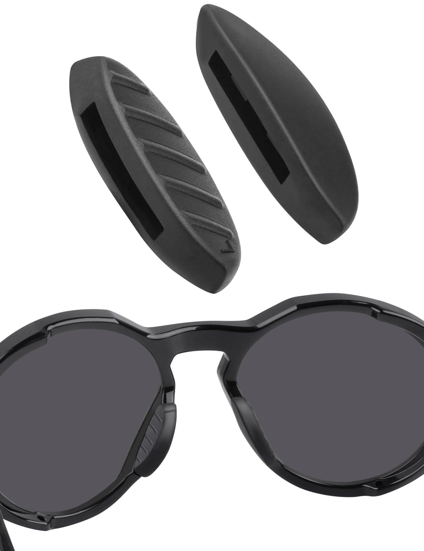 BLAZERBUCK Replacement Nose Pads Nose Piece for Oakley Plazma OO9019 Sunglasses - Standard Black