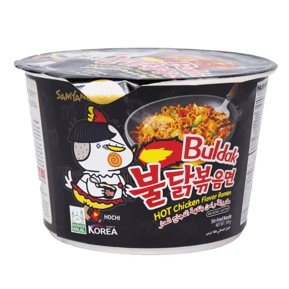 Samyang Buldak Hot Chicken Flavor Ramen Korean Instant Cup Noodles- 105gms