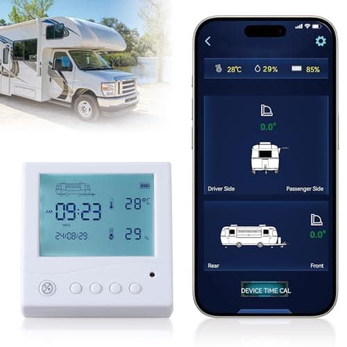 HRepair Wireless RV Leveling System Camper Leveling System Travel Trailer Leveling System Compatible with LevelMate PRO Leveling System wAPP