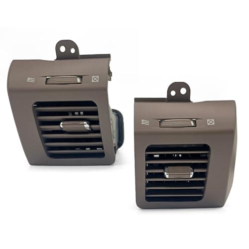 Side Air Conditioning Outlet Vent Fit for Toyota Land Cruiser Prado LC120 Lexus GX470 2003-2009 AC Vent Griille Left and Right Side 2-Pack Brown