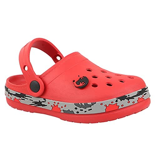 URJO Red Clogs - 12 Kids UK (30 EU) (Kids_Splash)