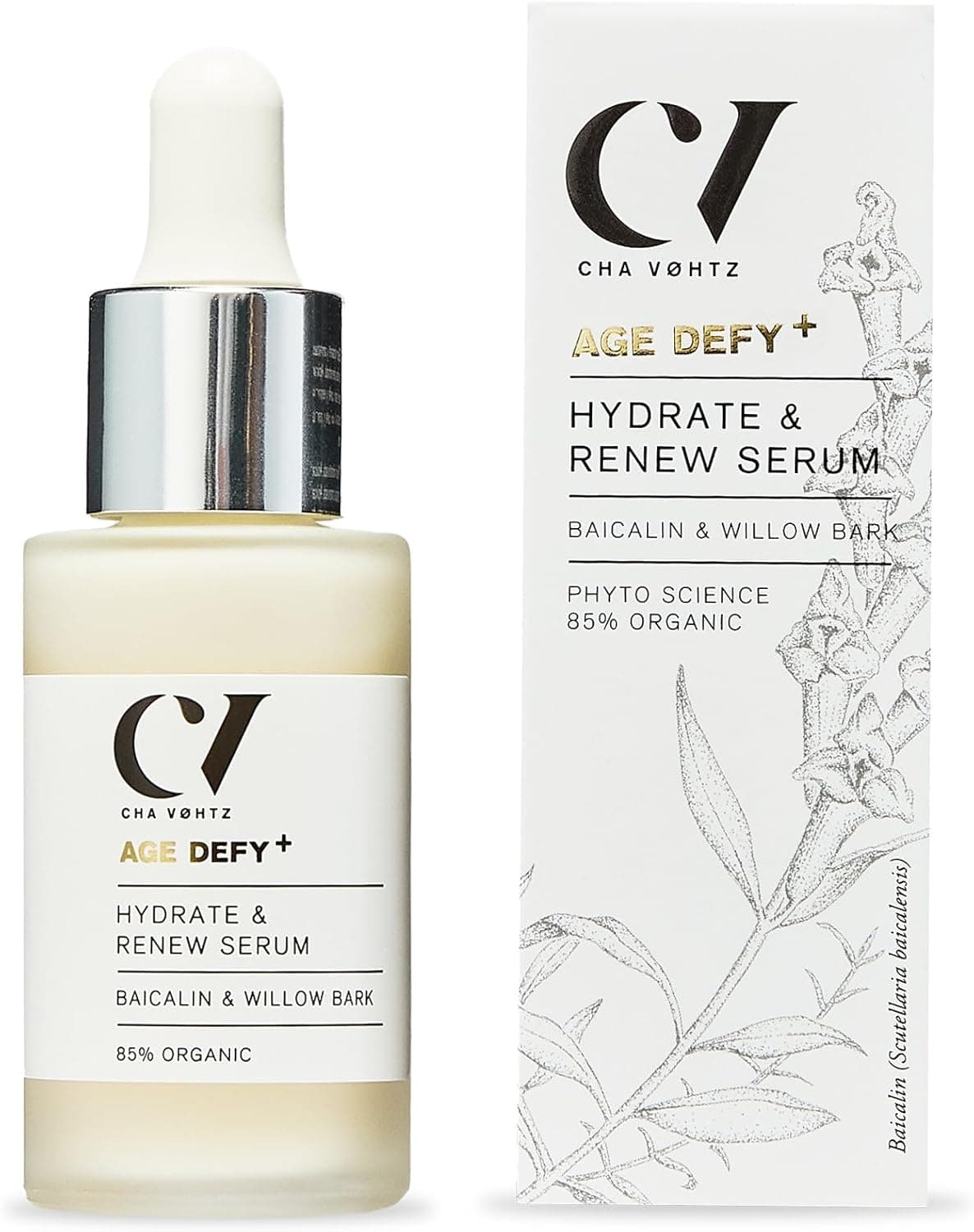 Green People Age Defy Hydrate Renew Facial Serum 30ml Natural Organic Hydrating Face Serum for Dry Mature Skin Paraben Free Ethyl Alcohol Free Cruelty Free Vegan