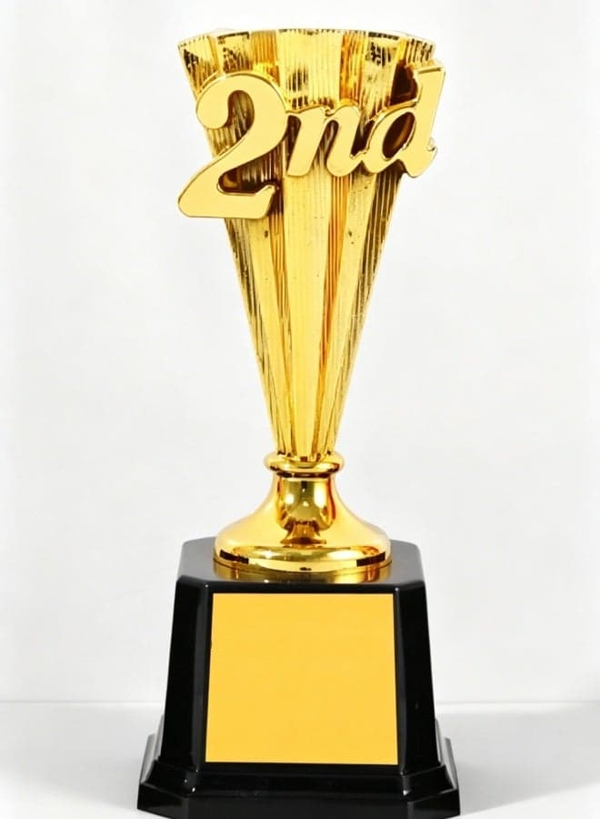 Second Place Trophy, Sports Competition Trophy, Event Trophy, Winner's Souvenir, Craft Trophy