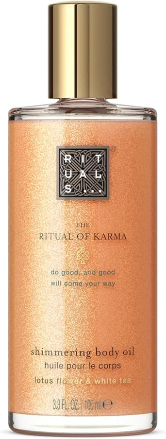 RITUALS Shimmering Body Oil The Ritual of Karma Lotus Flower White Tea Radiant glowing skin 100 ml