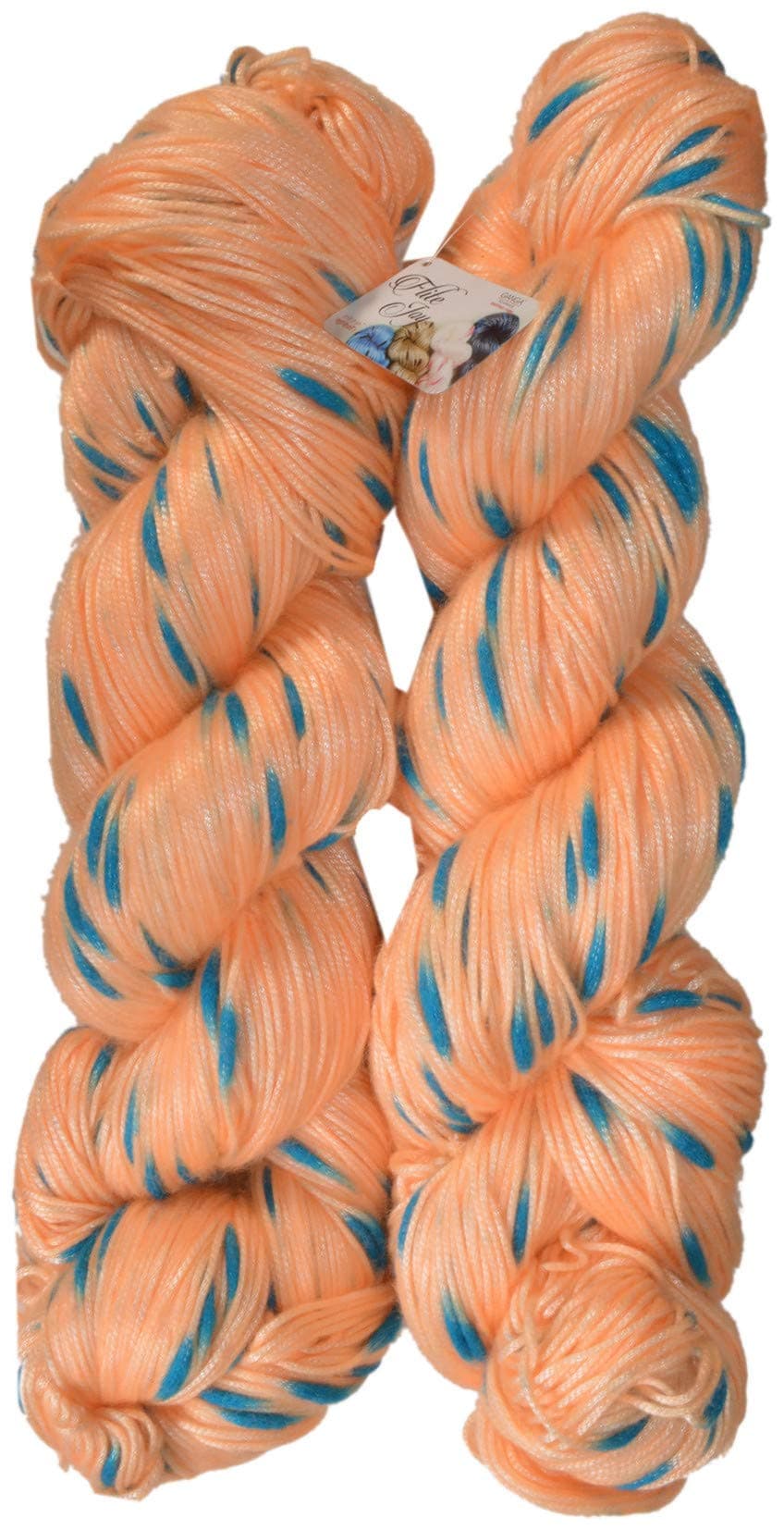 Ganga Flite Joy Hand Knitting Yarn (Multicolor_FATP49) (Hanks-375gram), Acrylic