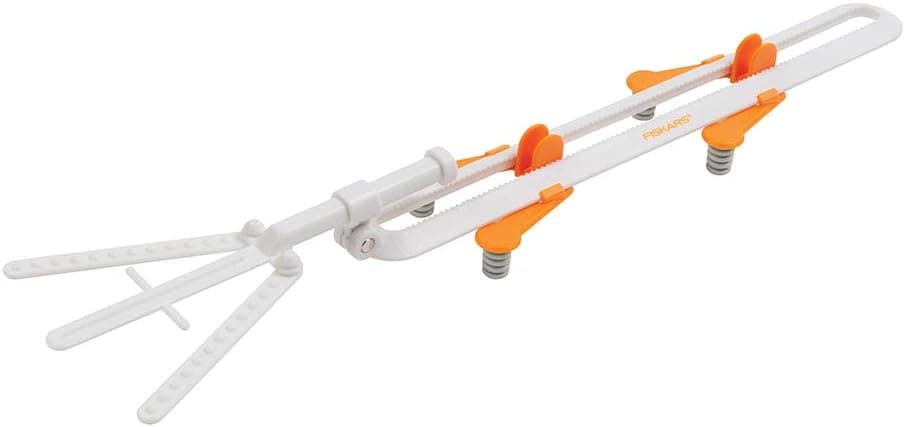 Fiskars Curved Vinyl Alignment Tool WhiteOrange