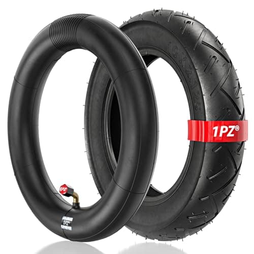 1PZ ITXRFS Heavy Duty 10x212510 x 2 Tire and Inner Tube with Bent Valve Stem for Smart Electric Balance Scooter Bike Stroller Bicycle Tricycle 10 inch Unicycle