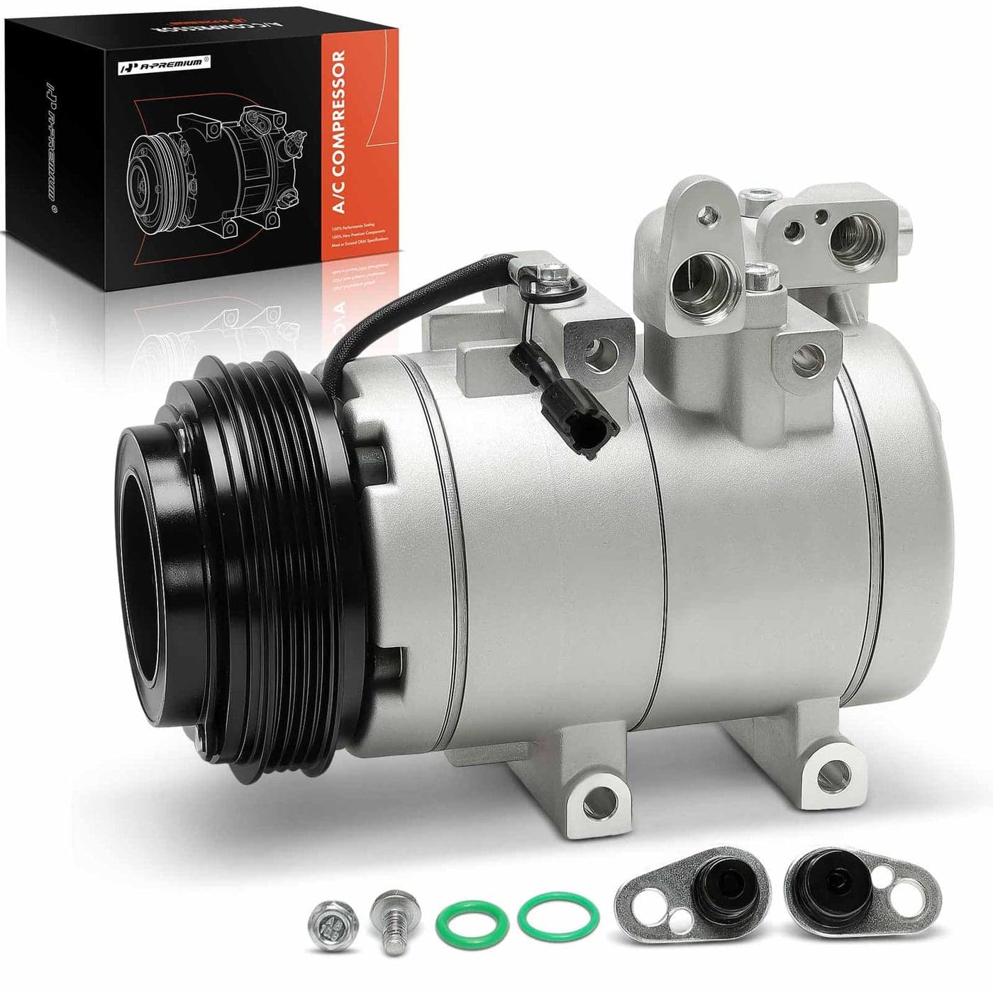 APremium AC Compressor with Clutch Compatible with Kia Sorento 35L 20032006
