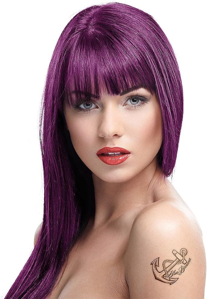 Crazy Color SemiPermanent Hair Dye Aubergine