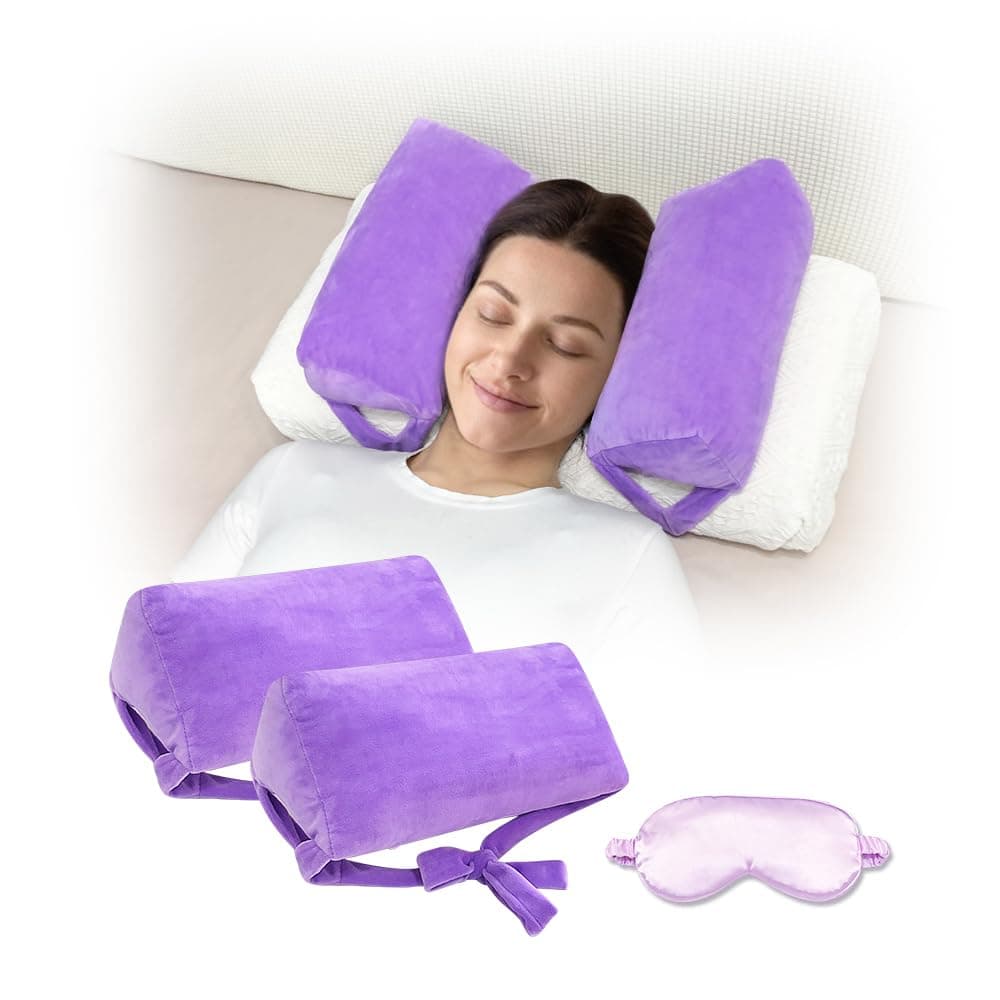 AOSSA Anti Aging Pillow for Women Anti Wrinkle Face Beauty Pillow Head Stabilizer Back Sleep Training Face Up Head Positioning Wrinkle Prevention for Face Post Surgery Support for Sleeping Upright