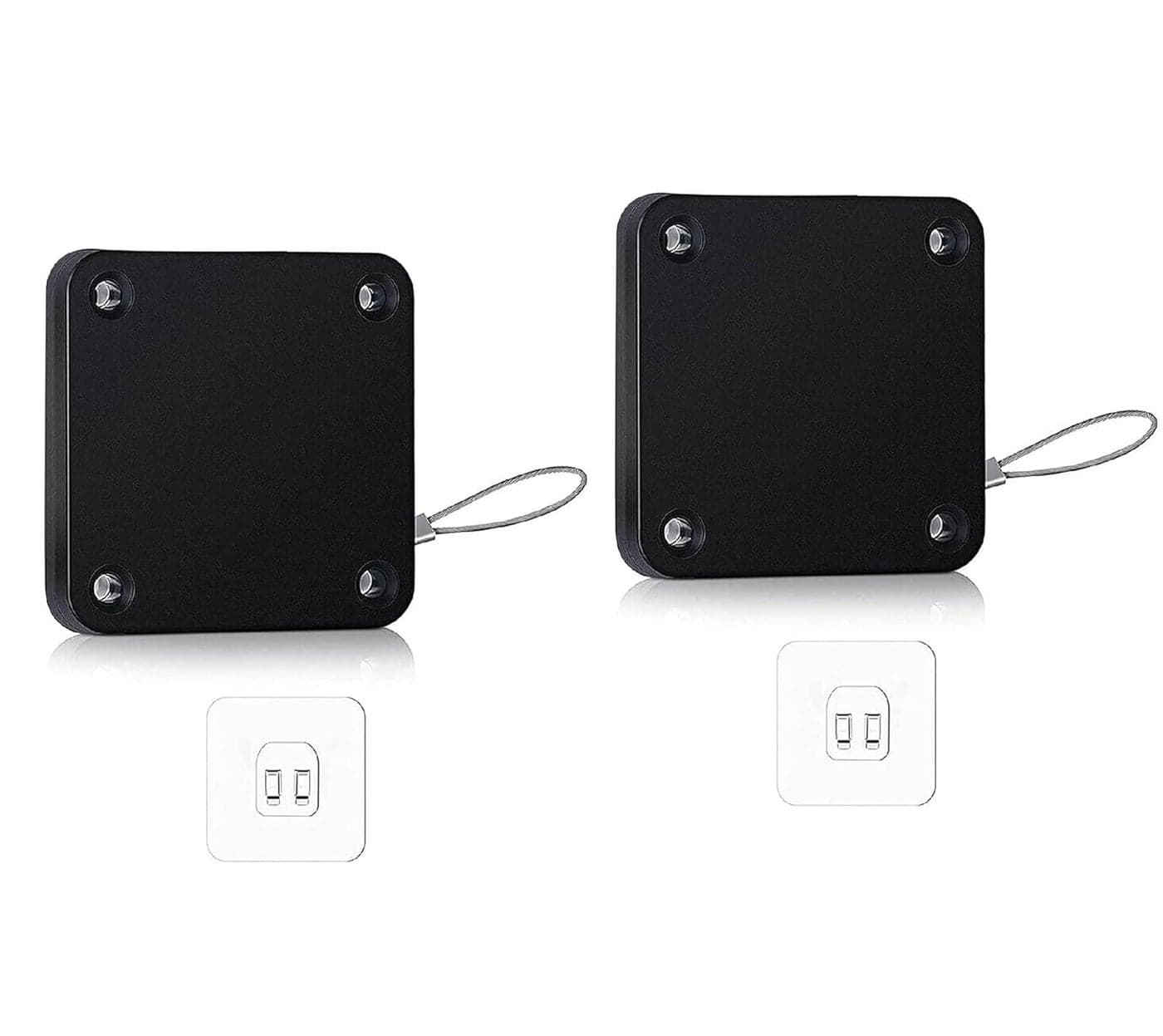 Trujve Automatic Multifunctional Door Closer Residential Commercial Auto Door Closer with Drawstring Closer Door Stripping with Drawstring for Internal Home Outdoor 2pcs Door Closer