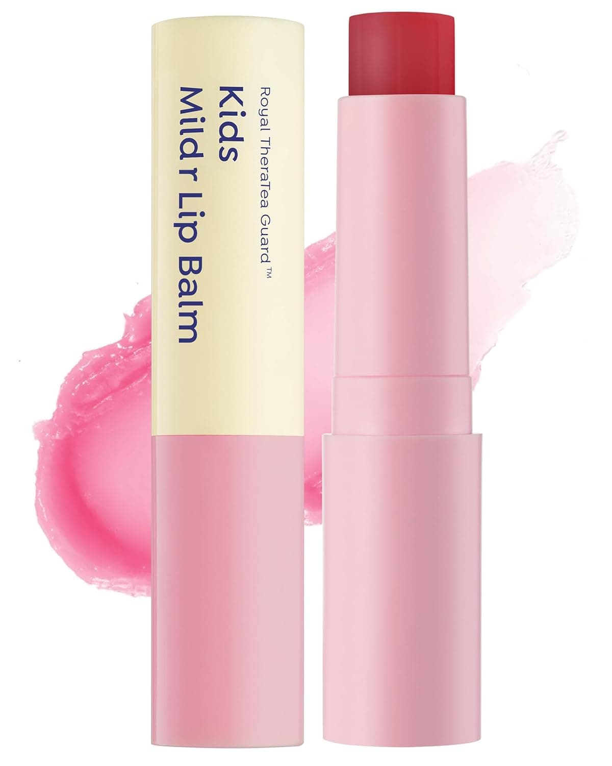 Kids Color Lip Balm Korean Kids Red Tint Lip Balm for Chapped and Cracked Lips with Natural Pigments Hydrating Lips with Plant Oils and Shea Butter Allergen Free Scent 01 oz