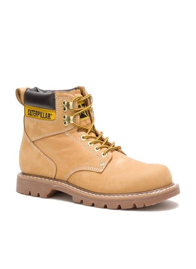 Cat Footwear Men's Second Shift Soft Toe Work Boot, Honey, 11 Wide