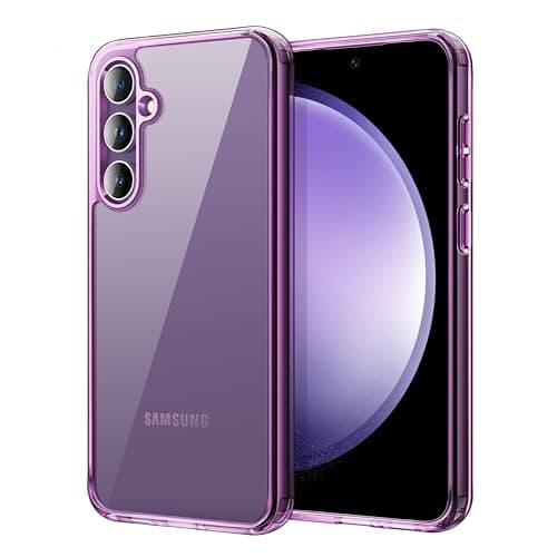 JETech Case for Samsung Galaxy S23 FE 64Inch NonYellowing Shockproof Bumper Protective Phone Cover AntiScratch Hard PC Back Deep Purple