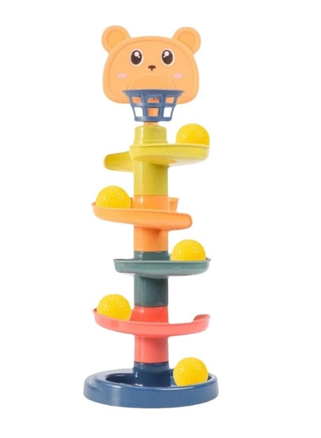 Baby Toddler Development Educational Toys Ball Drop Roll Swirling Tower Activity Gifts Boys Girls Multicolor Durable Sturdy Long Term Use Kids Toys Best Seller Early Learning Fine