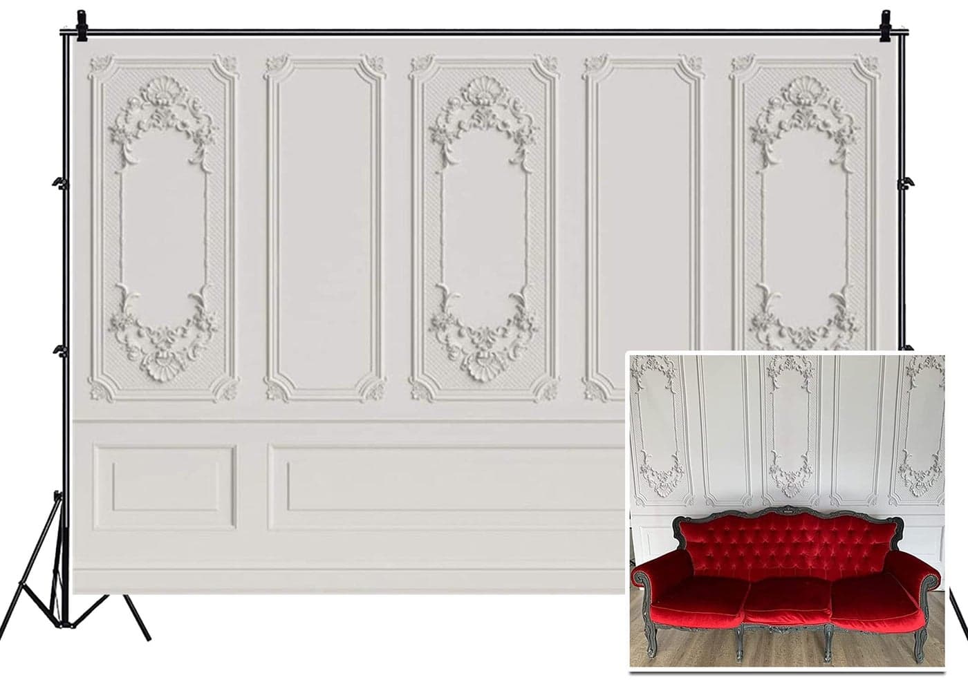 Leyiyi 7x5ft Vintage Room Inside Backdrop European Frame Modern House French Castle Cementery Wall Retro Style Photo Background Cowboy Kids Birthday Portrait Studio Prop Vinyl Wallpapers