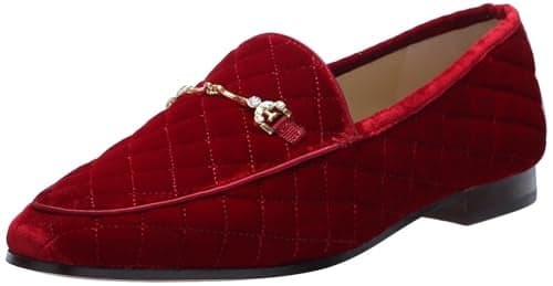 Sam Edelman Women's Loraine Regal Loafer Bright Scarlet 8 Medium