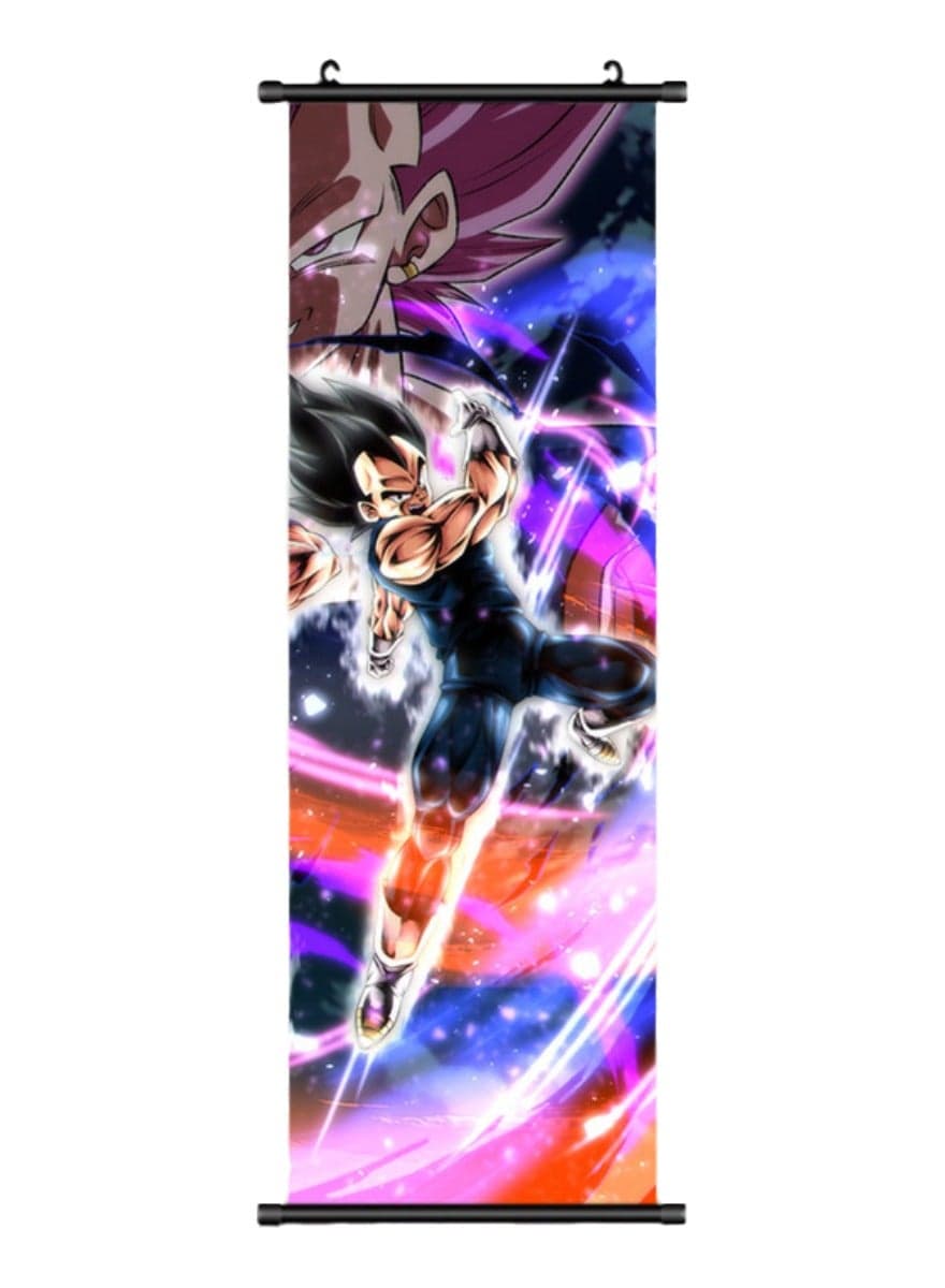 Japanese Anime Character Goku Series Hanging Scroll Painting Bedroom Mural Home Decoration Painting Comic Exhibition Poster (LZ-6)