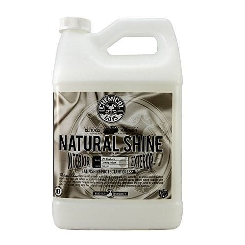 Chemical Guys TVD_201 Natural Shine, Satin Shine Dressing for Plastic, Rubber and Vinyl, Safe for Cars, Trucks, Motorcycles, RVs & More, 128 fl oz (1 Gallon)