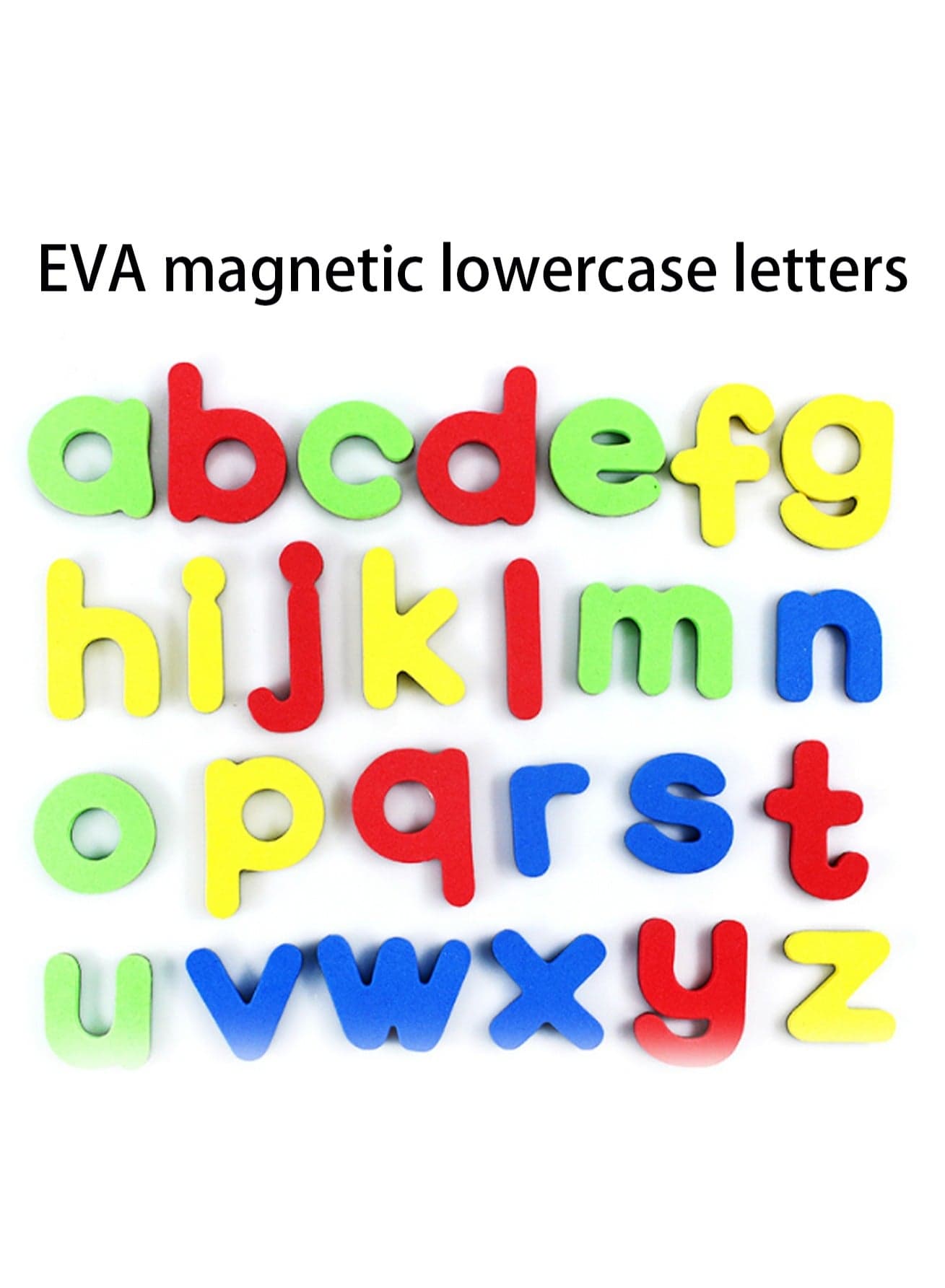 1-Piece Lowercase Letter Refrigerator Magnet Set, 3d Resin Magnet Refrigerator Magnet, Cute Creative Shape Magnet Household Refrigerator Magnet Children'S Educational Early Education Toy