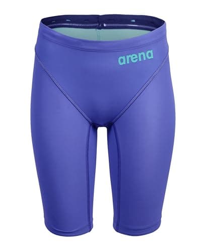 ARENA Powerskin Impulso Boys' Racing Jammer Competition Swimsuit One Piece Athletic Swim Team Championship Tech Suit, Future Dusk, Size 28