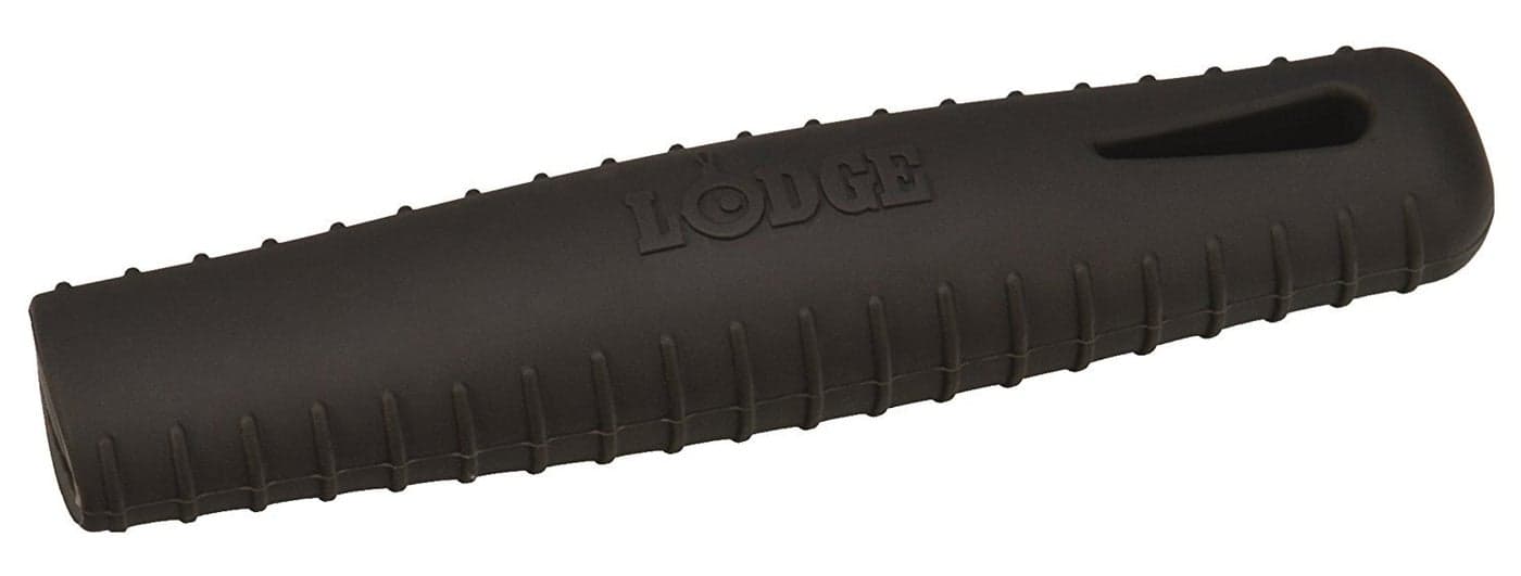 Lodge Silicone Hot Handle Holder Dishwasher Safe Hot Handle Holder Designed for Lodge Carbon Steel Pan Products Reusable Heat Protection Up to 500 Black