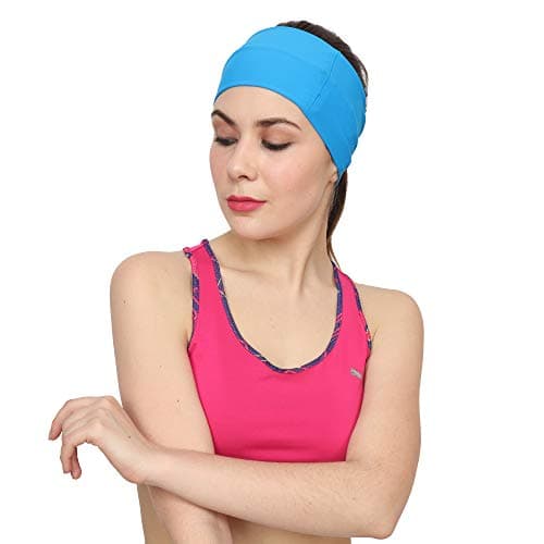 BISMAADH Workout Headband for Men and Women Wide, Moisture Wicking and Non-Slip Exercise