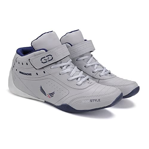 BERSACHE Men Sneaker, Loafers,Casual With Extra Comfort Sneakers (Grey), 7 UK
