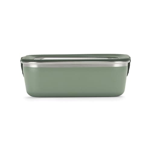 Klean Kanteen Rise Food Box - Lunch - Reusable Food Container for Meal Prep, Lunch & More - Stainless Steel Construction - Dishwasher Safe - Sea Spray, 23 oz