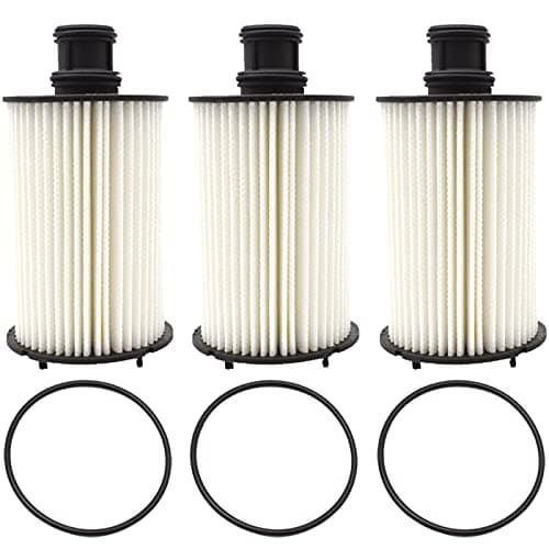 3X LR011279 Oil Filter Compatible with Land Rover LR4 Range Rover Sport Velar 3.0L 2995CC V6 5.0L 4999CC 5000CC V8 Engine C2D3670 8W93-6A692-AC