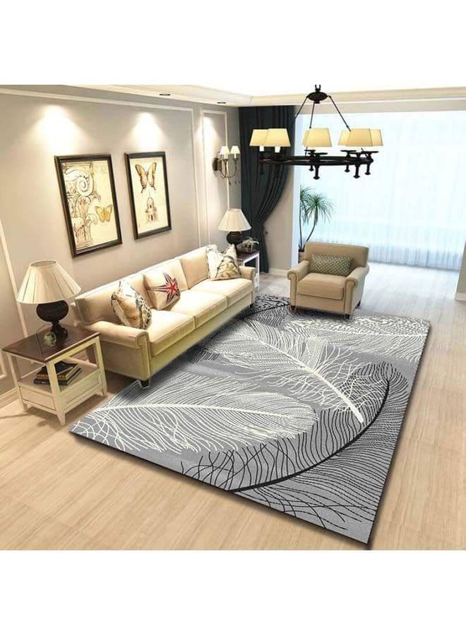 3D Print Modern Soft Floor Rug Multicolour 40x60cm