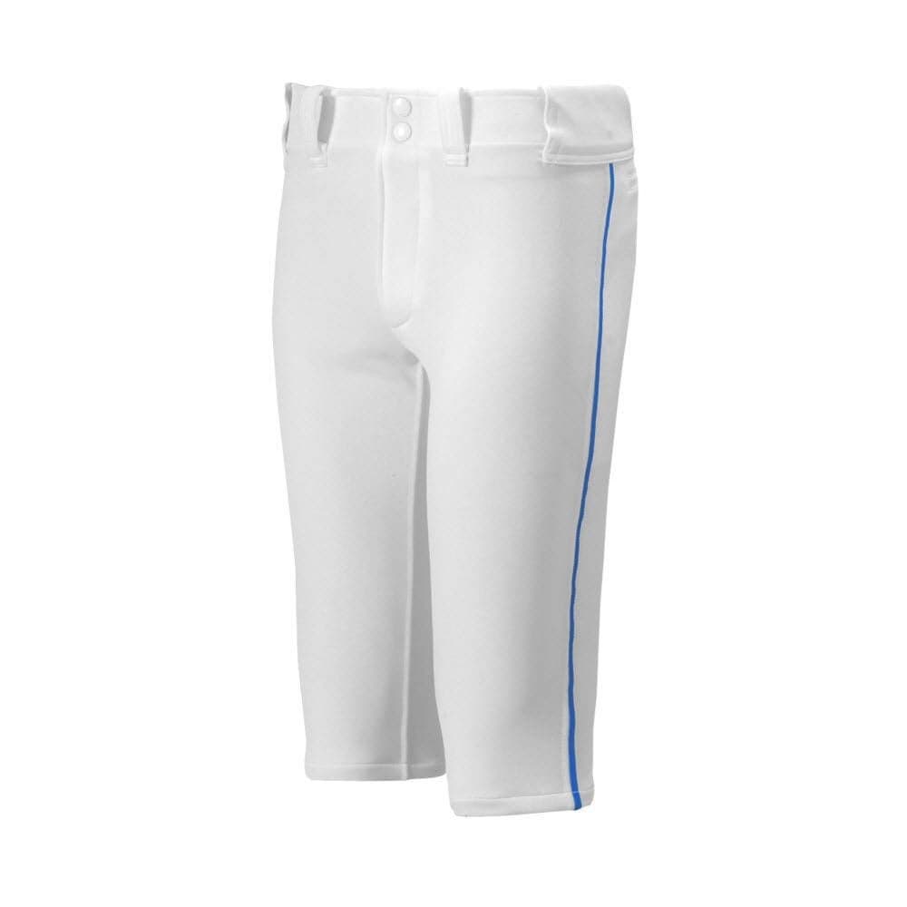 Mizuno Youth Premier Short Piped Pants WhiteRoyal XLarge