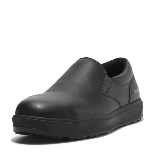 Timberland PRO Men's Berkley Slip-On Composite Safety Toe Static Dissipative Industrial Casual Work Shoe, Black, 9M