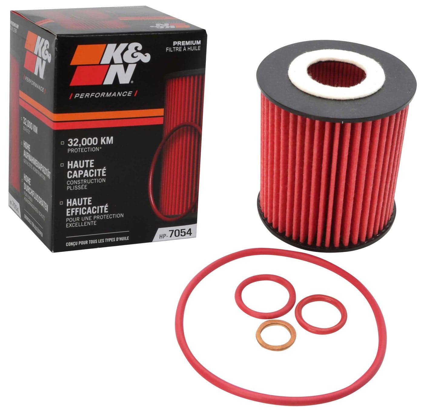 KN Premium Oil Filter 20000 Mile Engine Protection High CapacityHigh Efficiency Compatible with 20012015 BMW See Product Description for Select Models HP7054
