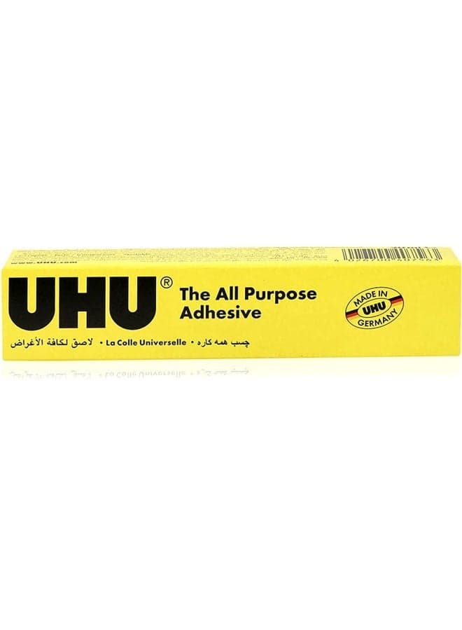 UHU All Purpose Adhesive Tube, 125 ml, Transparent