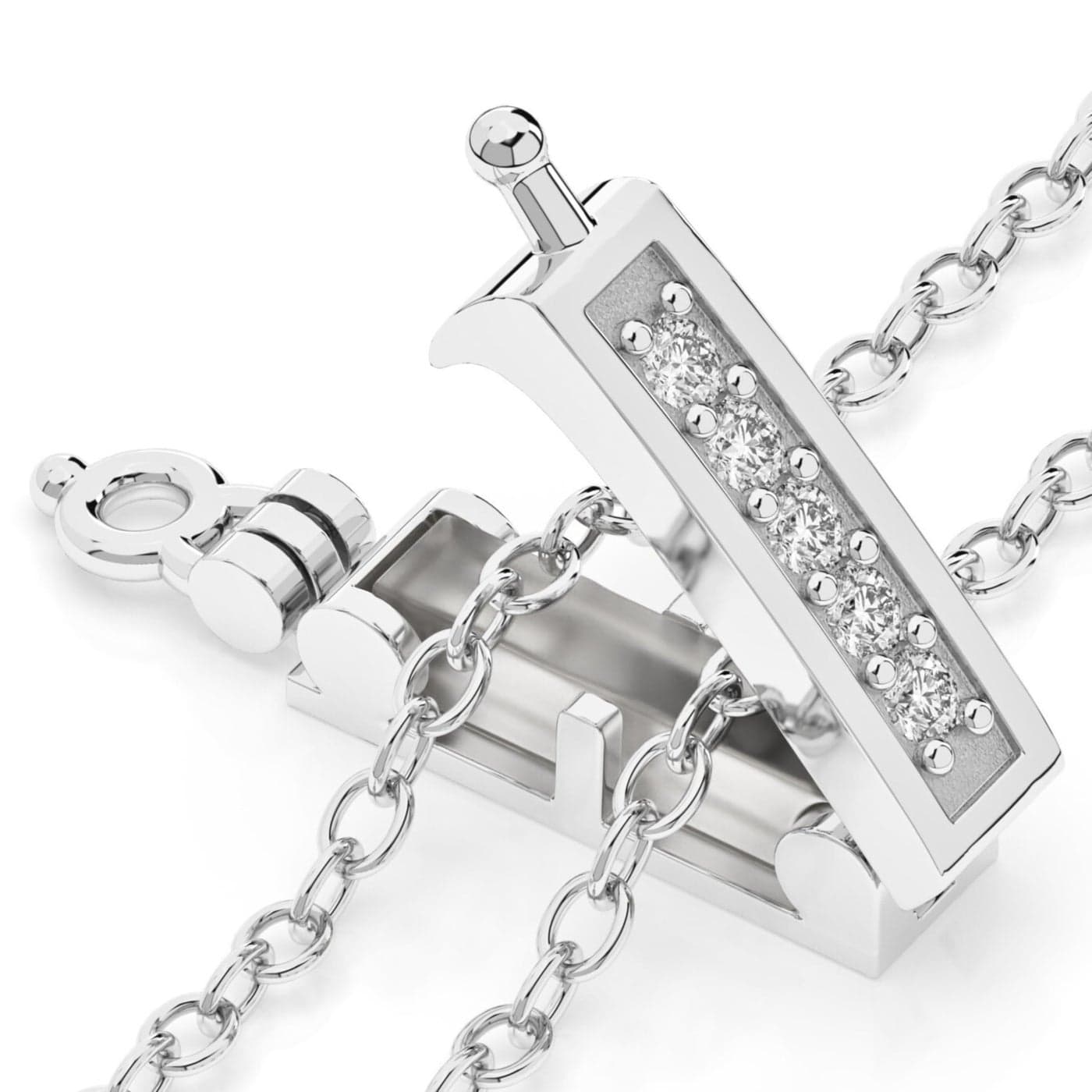 Infinity Clips Necklace Shortener for Thin Chains 1pc Large Silver Plated Brass Necklace Shortener Clasp to Shorten and Layer Rope Snake Box Small Chains 13mm to 25mm Adjuster Clip