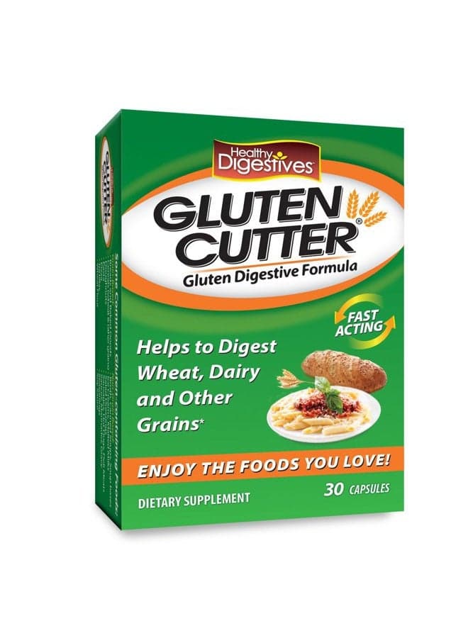 Natural Systems Digestives Gluten Cutter,30 Capsules 129278