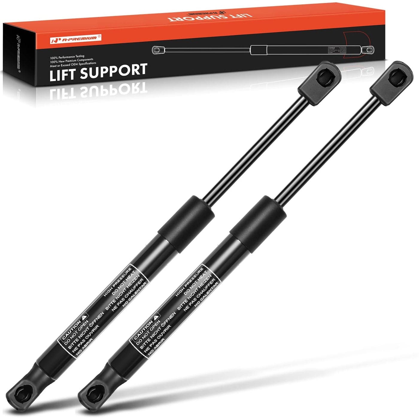 APremium Rear Tailgate Lift Supports Shock Struts Compatible with Select Ford and Mercury Models Taurus 20072008 Montego 20052007 Sable 20082009 without Spoiler 2PC Set