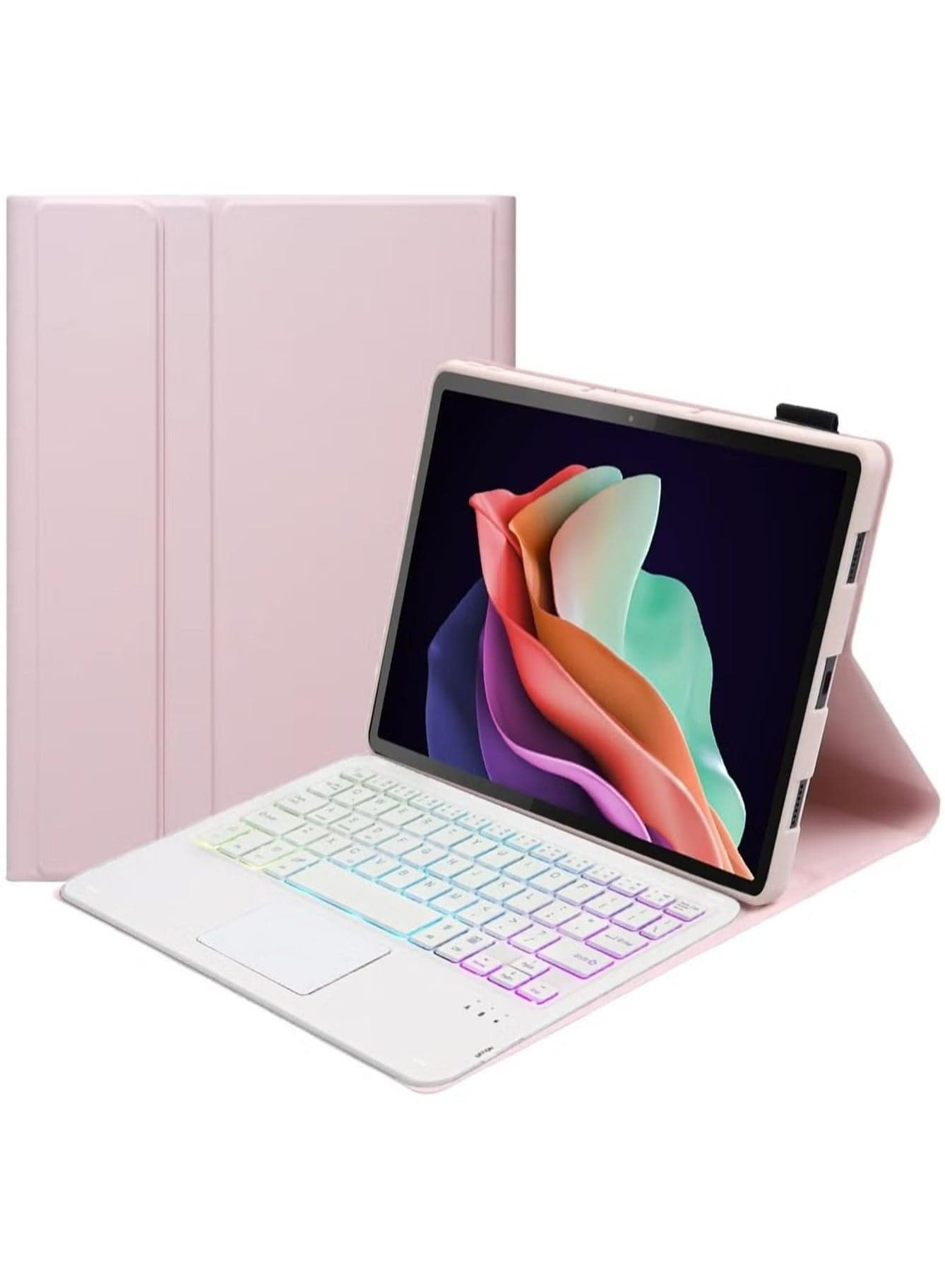 Bilingual Keyboard Case for Huawei MatePad 11 inch 2021/2023, Backlit, Multi-touch Trackpad, Flip Stand Case with Pencil Holder