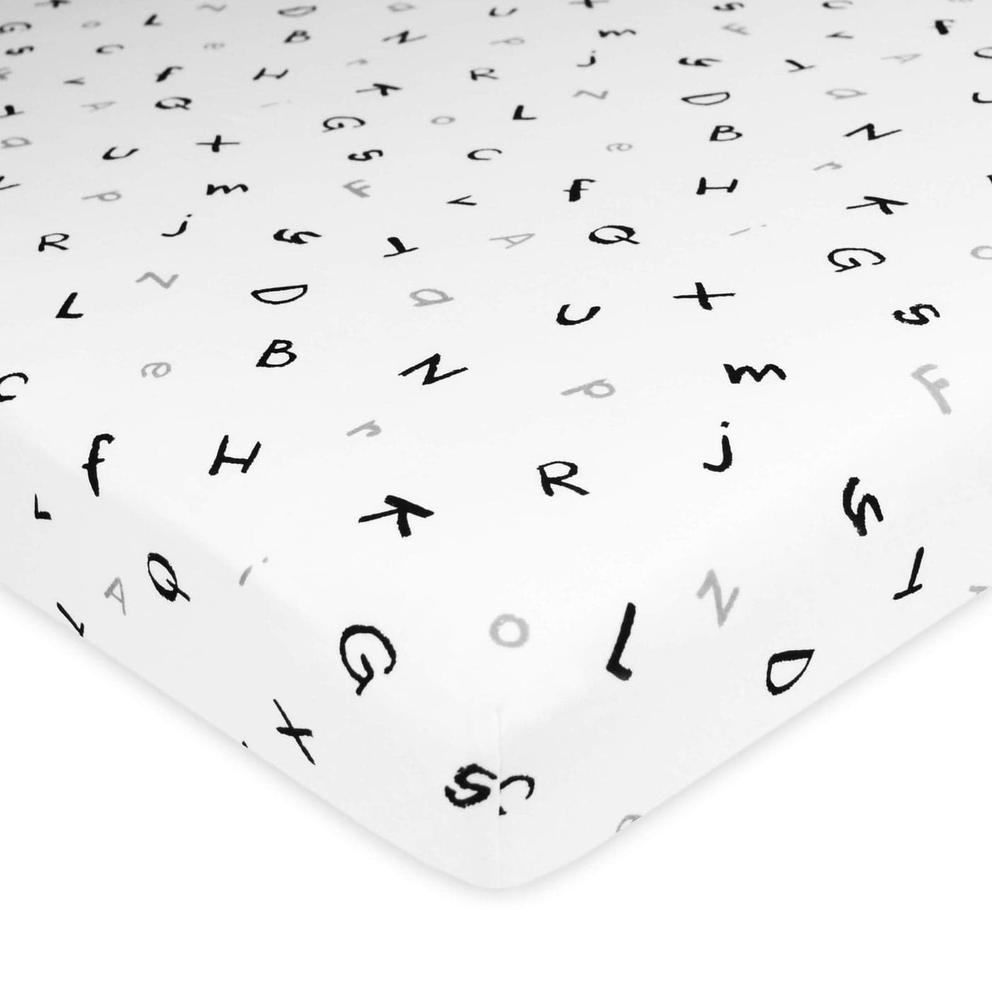American Baby Company 15 x 33 Fitted Bassinet Sheet Printed 100 Natural Cotton Jersey Knit Alphabet Soft Breathable for Boys and Girls Pack of 1