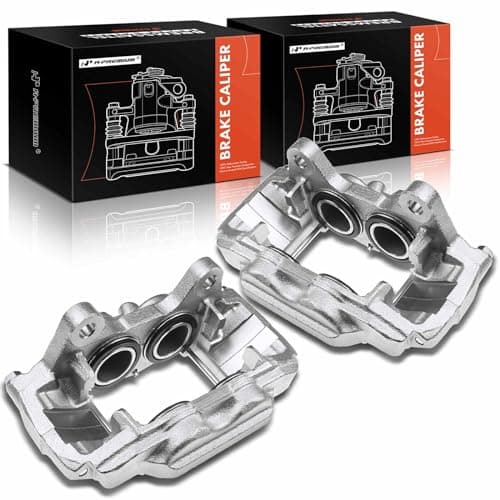 A-Premium Disc Brake Caliper Assembly Compatible with Select Toyota and Lexus Models - 4Runner V6 4.0L, GX460 V8 4.6L, 2014 2015 2016 2017 2018 2019 2020 - Front Driver and Passenger Side, 2-PC Set