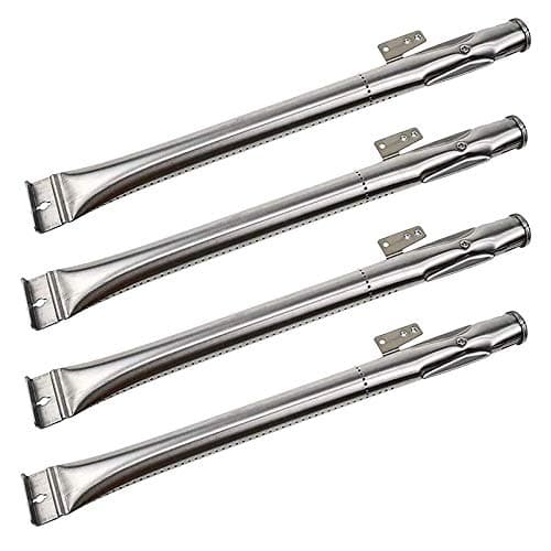 BBQ-Element Stainless Steel Grill Burner Tubes Replacement for Nexgrill 720-0830H, 720-0783E, 720-0864, Gas Grill Pipe Burners for Kenmore, Kitchen Aid, Nexgrill 720-0830A Gas Grill.(4 Pack)