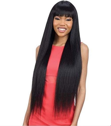 Mayde Beauty Synthetic Free Part Axis Sleek Touch Wig - SLEEK CHINA BANG (1 Jet Black)