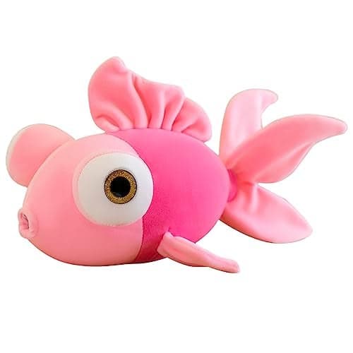 zhidiloveyou Goldfish Stuffed Animal Fish Plush Pink Cute Fish Toy for Girls Boys 1378 inch