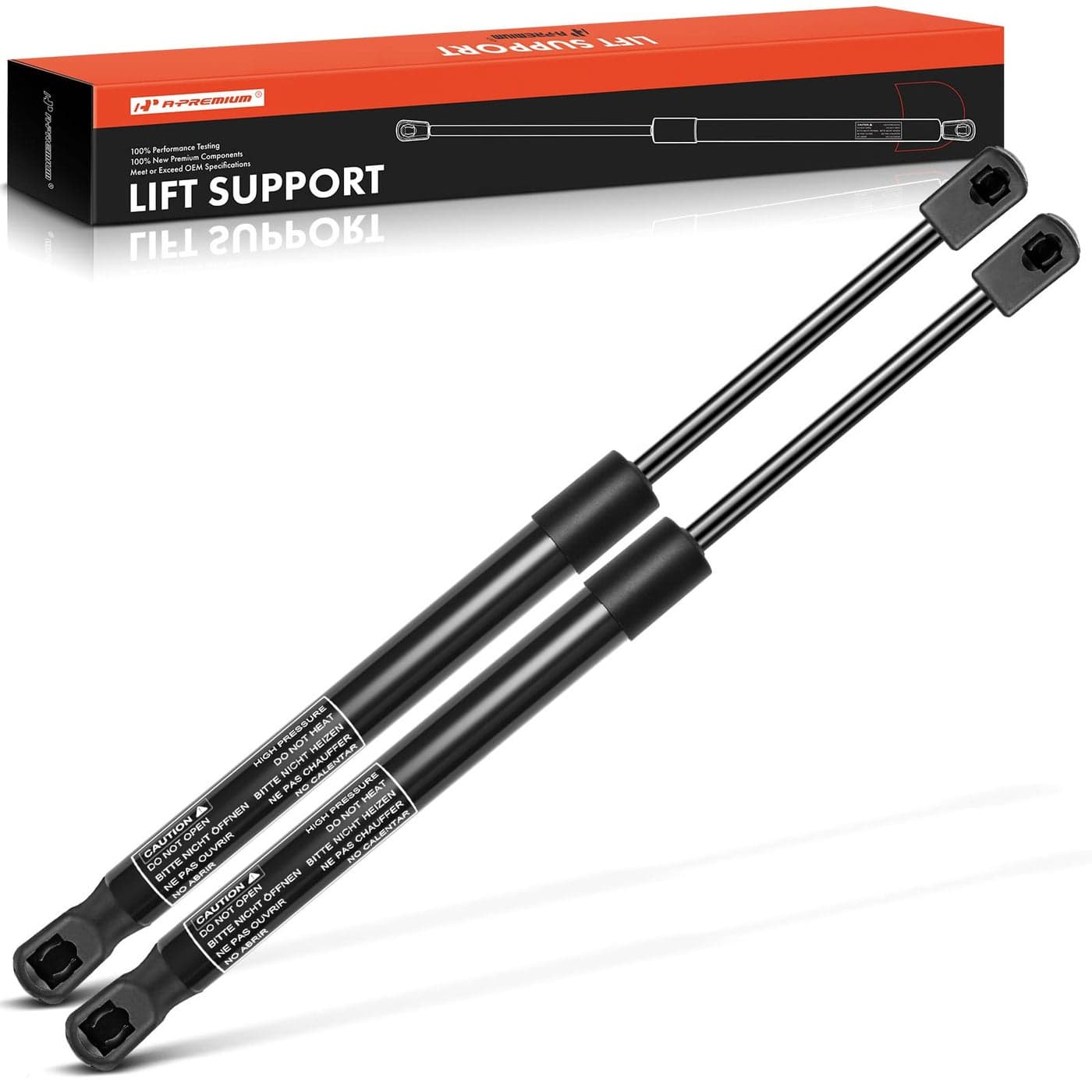 APremium Front Hood Lift Supports Shock Struts Compatible with Select Toyota Model 4Runner 20102022 Sport Utility 2PC Set